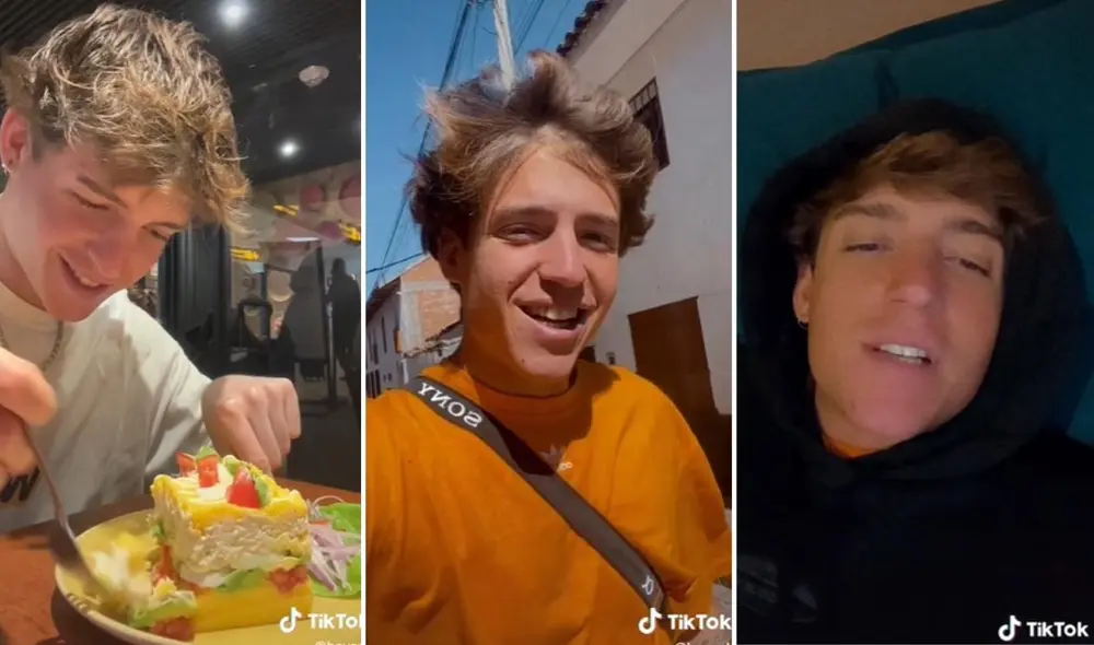El joven chileno emocionó a millones de peruanos con su experiencia. Foto: TikTok/@baveck