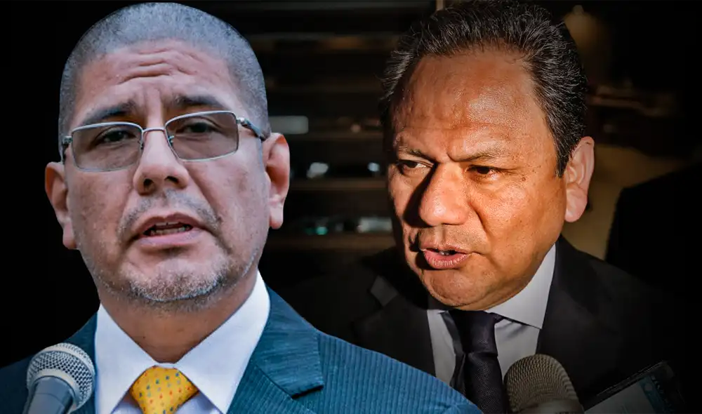 Dimitri Senmache negó que haya intervenido en la salida de Mariano González. Foto: Composición Fabrizio Oviedo/La República/Andina Dimitri Senmache negó que haya intervenido en la salida de Mariano González. Foto: Composición Fabrizio Oviedo/La República/Andina