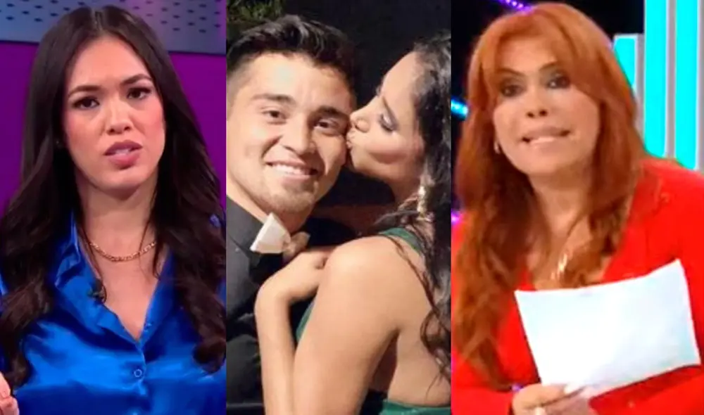 Magaly Medina aseguró que Jazmín Pinedo no "hace periodismo". Foto: composición LR/capturas de América TV/ Rodrigo Cuba/Instagram/ATV Magaly Medina aseguró que Jazmín Pinedo no "hace periodismo". Foto: composición LR/capturas de América TV/ Rodrigo Cuba/Instagram/ATV