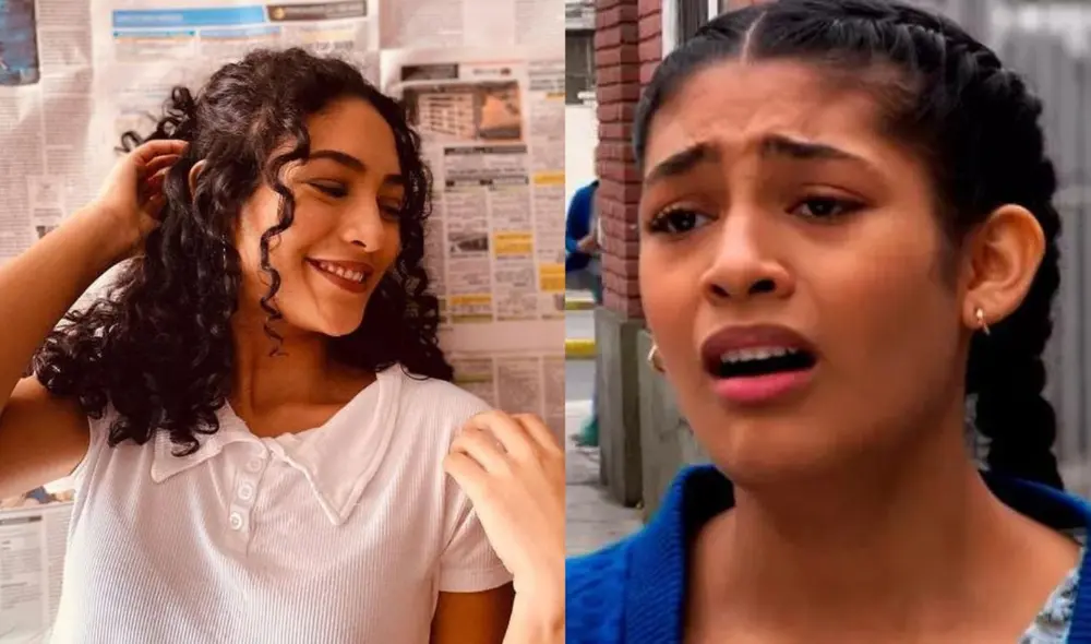 Guadalupe Farfán dio su gran salto a la televisión con el personaje de July en "Al fondo hay sitio". Foto: composición LR/Guadalupe Farfán/Instagram/captura de América Televisión