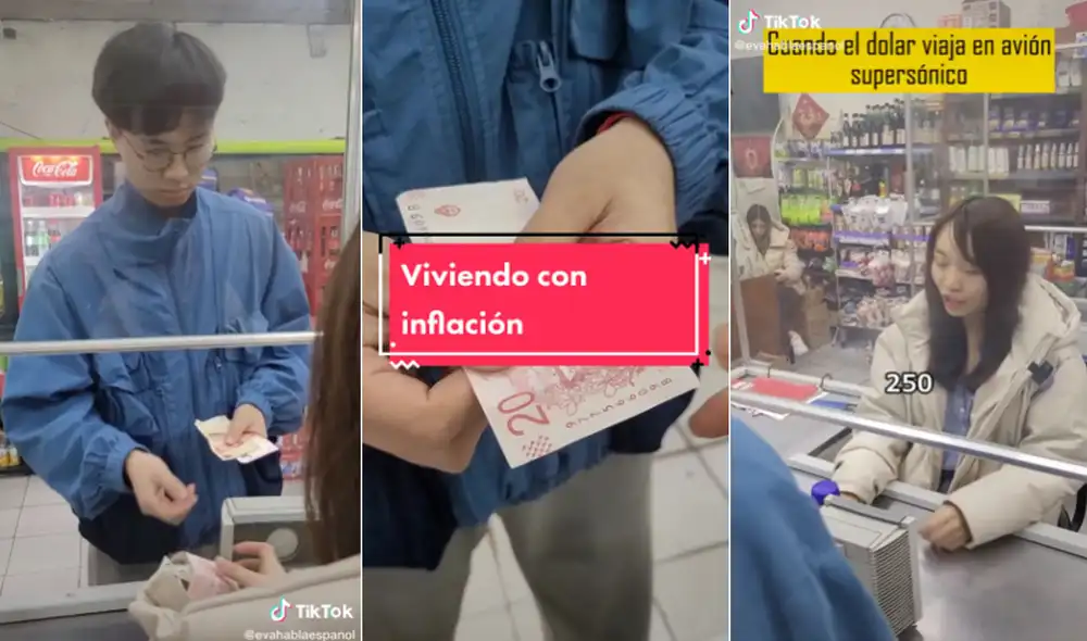 Los videos de esta joven acumulan millones de reproducciones. Foto: composición LR/captura de TIkTok/@evahablaespanol