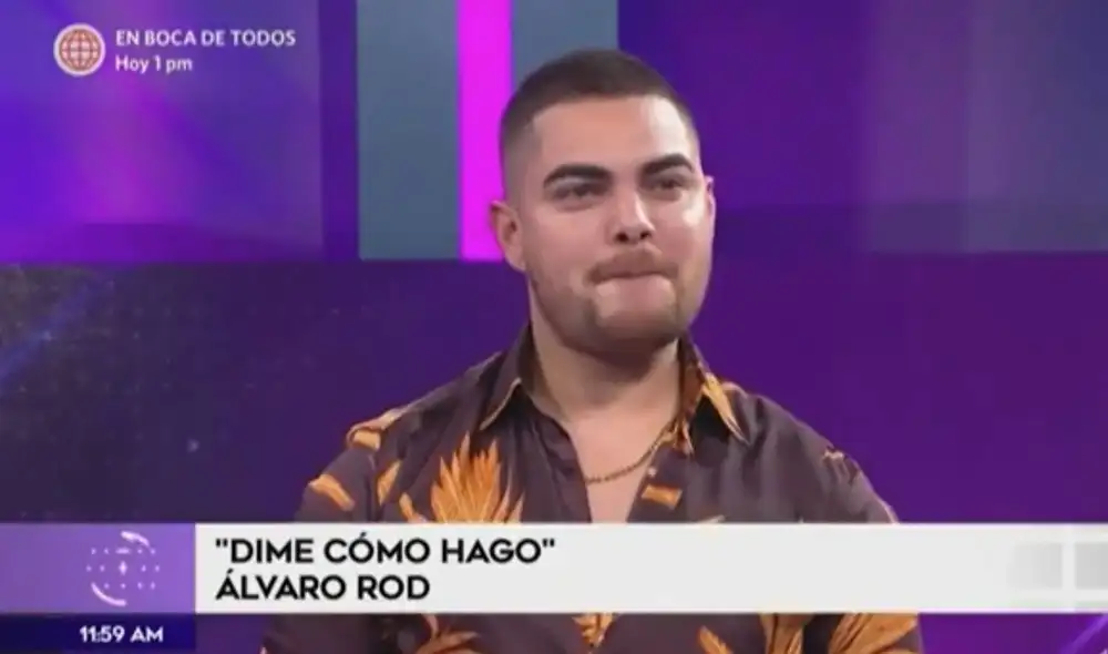 El salsero estuvo en el programa para presentar su nueva canción. Foto: captura de América TV El salsero estuvo en el programa para presentar su nueva canción. Foto: captura de América TV