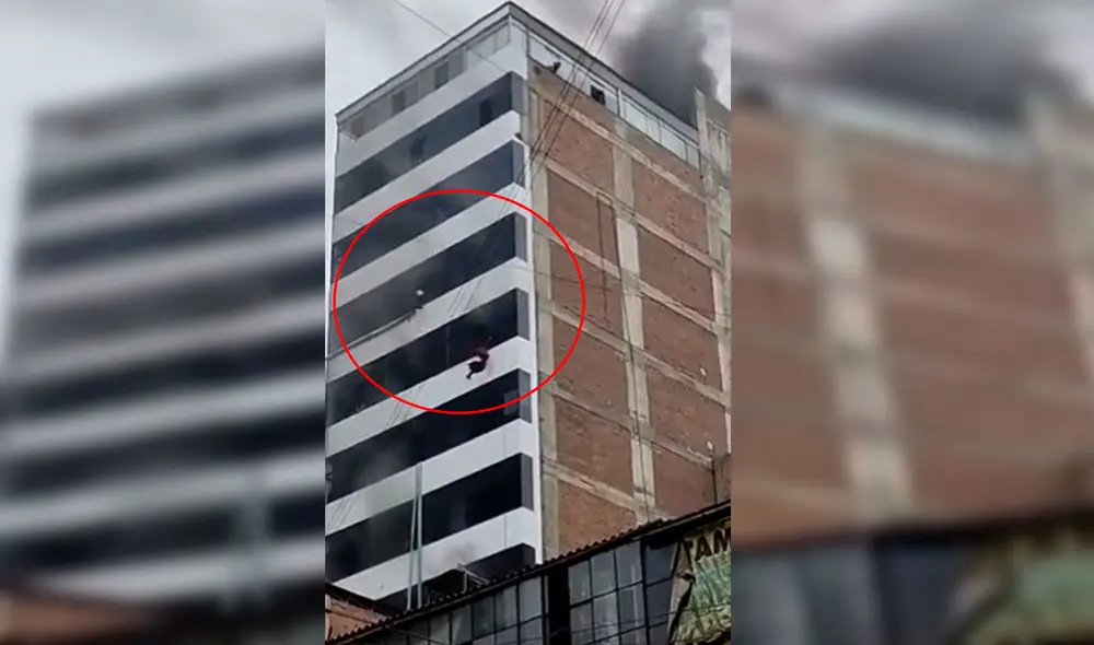 Ciudadanos piden ayuda a los bomberos. Foto: captura de Canal N