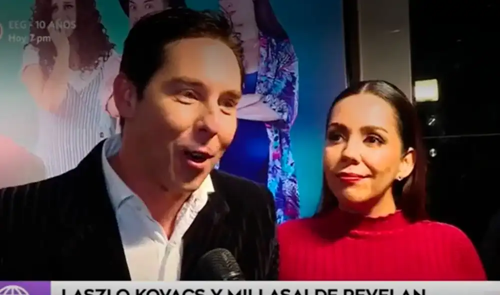 Laszlo Kovacs feliz por ser papá en el futuro. Foto: captura/América TV