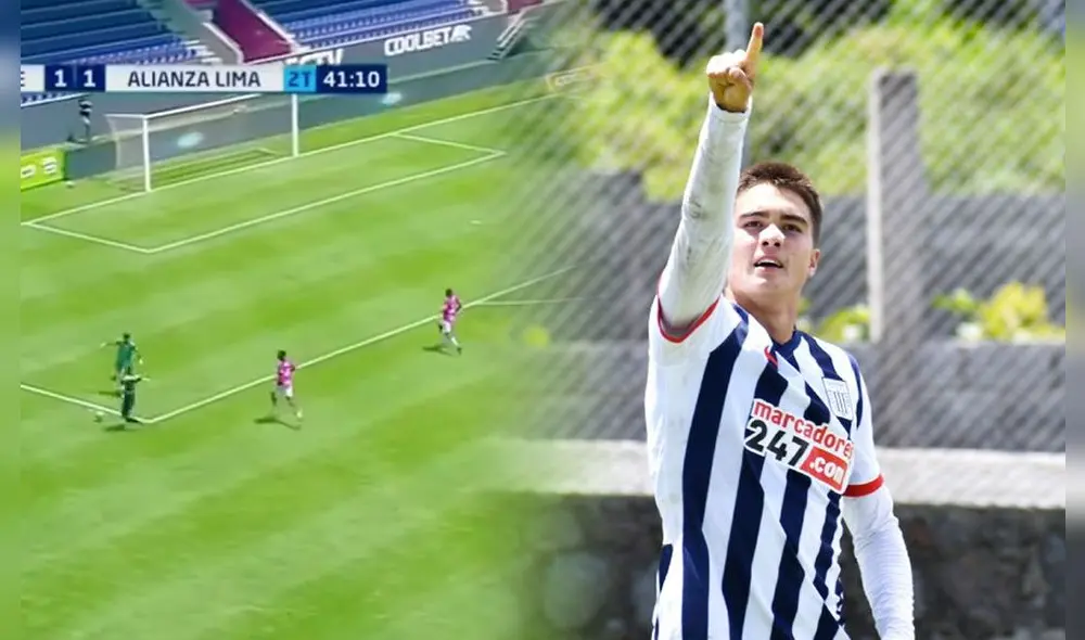 Juan Pablo Goicochea integra en plantel de reserva de Alianza Lima. Foto: captura de DirecTV Sports/Alianza History