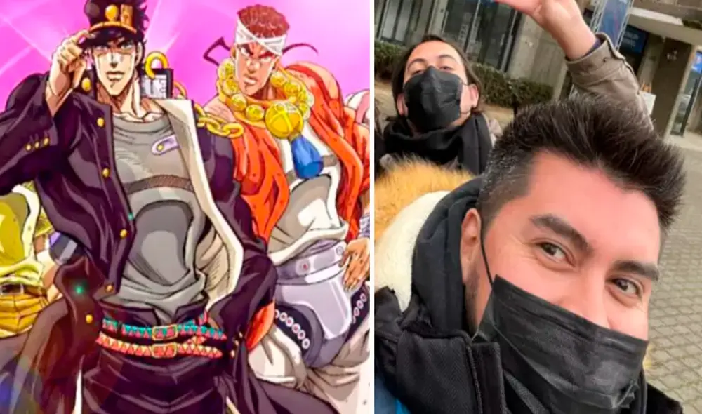 El estudiante planteó a su asesor desarrollar la tesis de la popular manga "Jojo's Bizarre Adventure". Foto: composición LR/captura de Twitter/@Javowired