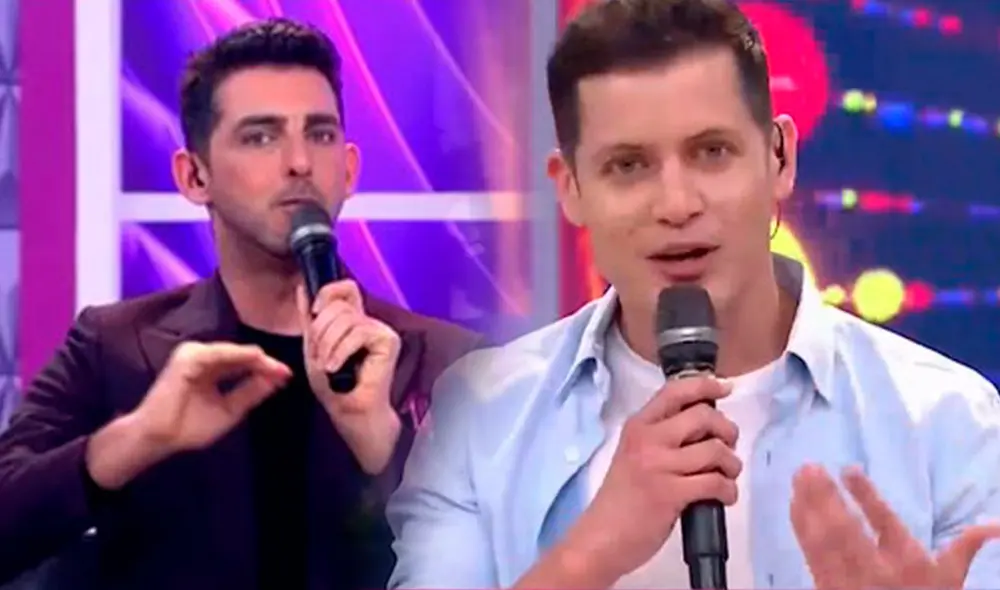 Panelista de "En boca de todos" Javier Rojo opina en el programa de los looks de los famosos. Foto: composición LR/captura/América TV