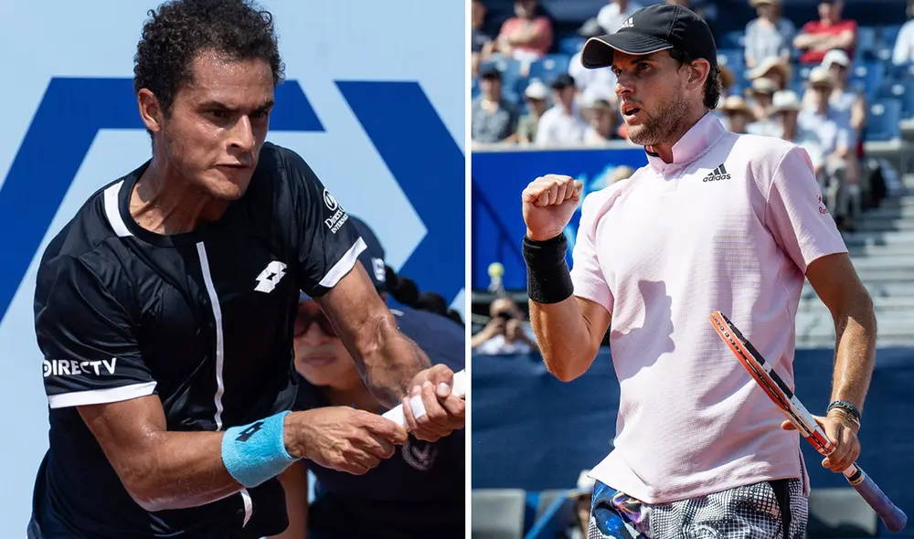 Juan Pablo Varillas y Dominc Thiem jugarán entre sí por primera vez. Foto: composición/EFE