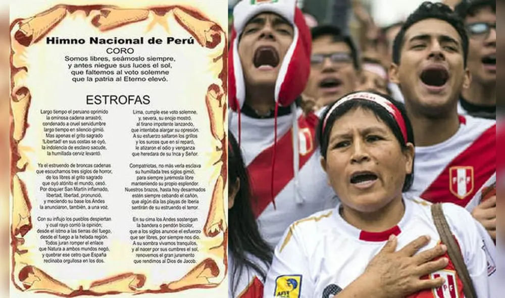 Los peruanos cantan el himno nacional desde hace más de 200 años. Foto: composición LR/La República
