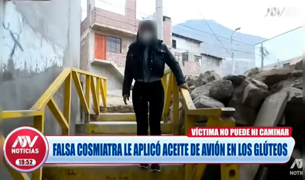 Pide con urgencia que capturen a la falsa cosmiatra. Foto: captura de ATV Pide con urgencia que capturen a la falsa cosmiatra. Foto: captura de ATV