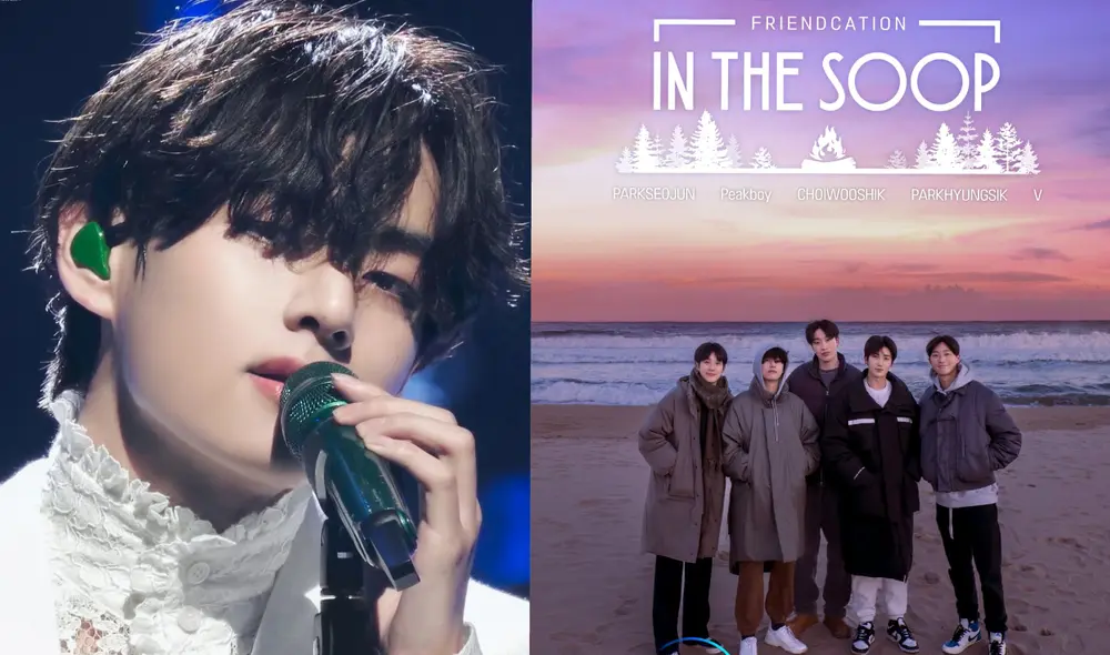 "In the soop Friendcation" es protagonizado por Taehyung de BTS, Park Hyung Sik, Peakboy, Park Seo Joong y Choi Woo Shik. Foto: composición LR/Hybe