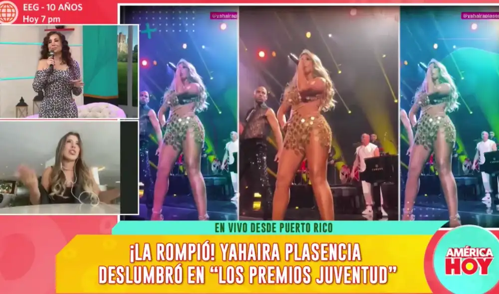 La salsera reveló detalles de su presentación en Los Premios Juventud 2022. Foto: Captura de América TV