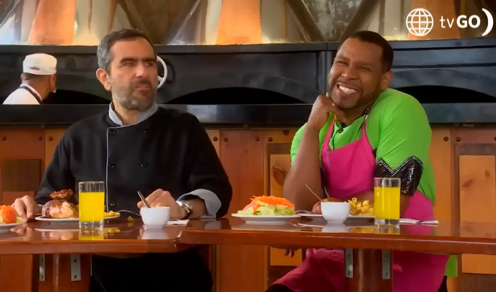 Giovanni Ciccia espera que ‘Giselo’ salga más en “Al fondo hay sitio”. Captura América TV