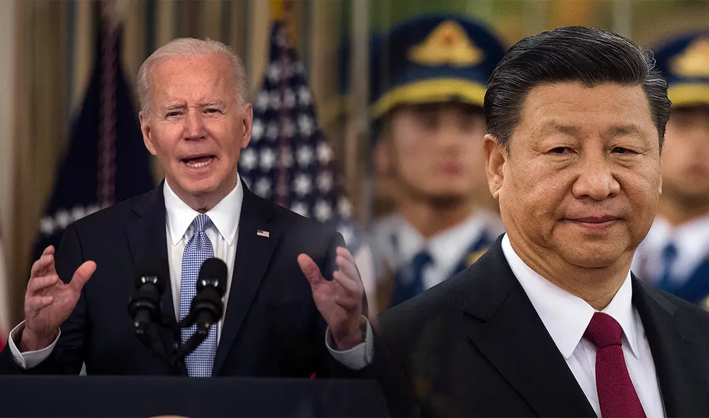 Continúan las tensiones. Portavoz chino acusa a Estados Unidos de atentar contra la paz mundial. Foto: composición LR / AFP