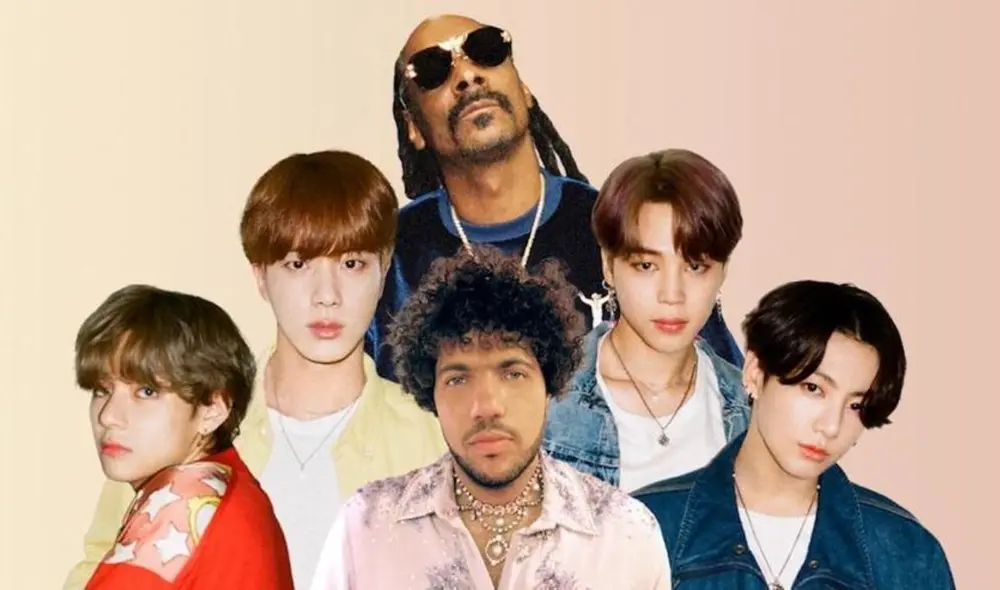 "Bad decisions" une a los vocalistas de BTS con Benny Blanco y Snoop Dogg por primera vez. Foto: Twitter/@ItsBennyBlanco