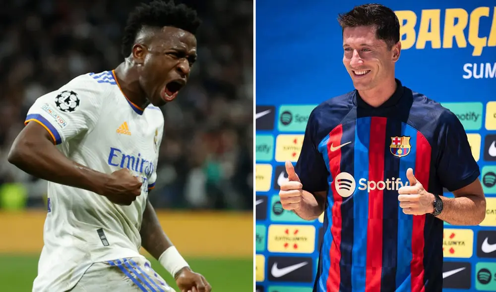 Existe expectativa por el posible debut de Lewandowski en este clásico. Foto: composición LR/EFE/FC Barcelona Existe expectativa por el posible debut de Lewandowski en este clásico. Foto: composición LR/EFE/FC Barcelona