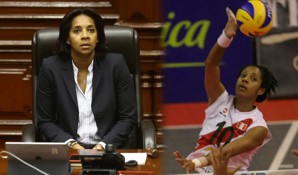 Leyla Chihuán llegó a la política como una de las figuras más importantes del vóley peruano en los últimos años. Foto: composición/GLR