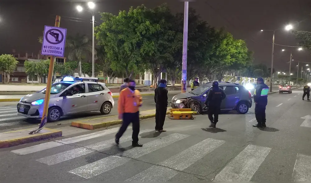 Accidente ocurrió en plena avenida Salaverry de la ciudad de Chiclayo. Foto: Municipalidad de Chiclayo