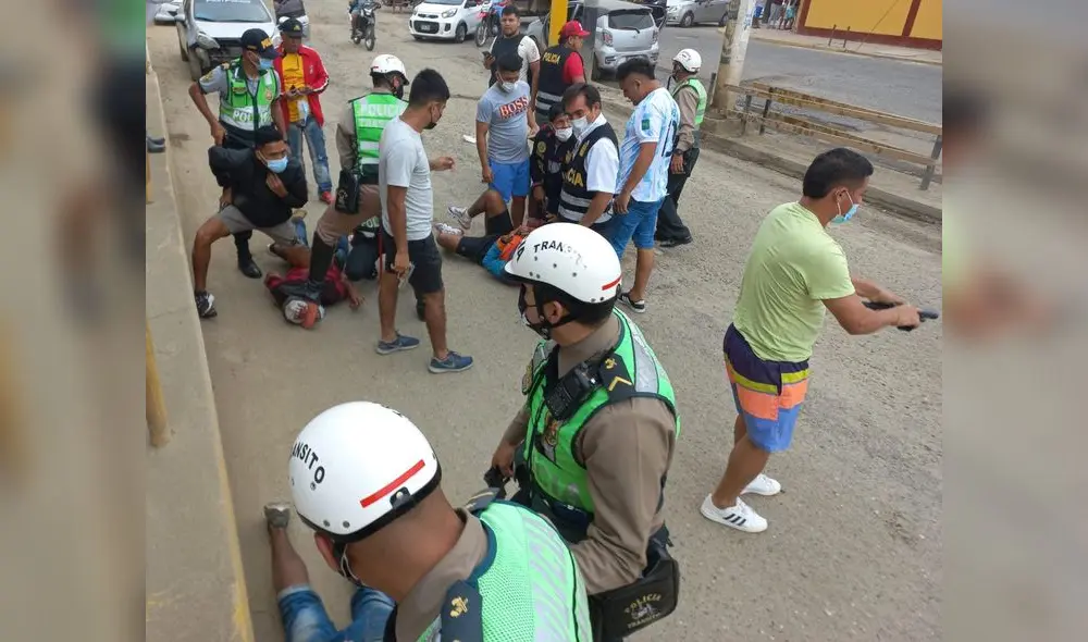 Los extranjeros tenían un arma de fuego con la que golpearon a su víctima. Foto: PNP