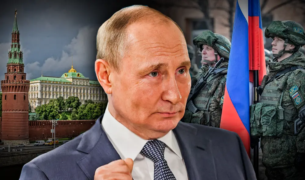 Putin llegó al poder en 1999 y culminó su segundo mandato en 2007. De 2008 a 2012 cumplió la labor de primer ministro de Rusia. Su liderazgo podría prolongarse hasta 2036. Foto: composición de Fabrizio Oviedo/EFE/AFP