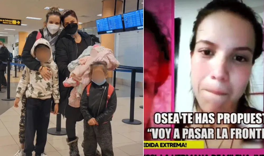 Greissy Ortega cruzó la frontera de Estados Unidos. Foto: composición LR/ Instagram/@milenazaratedmk/ captura de Willax Greissy Ortega cruzó la frontera de Estados Unidos. Foto: composición LR/ Instagram/@milenazaratedmk/ captura de Willax