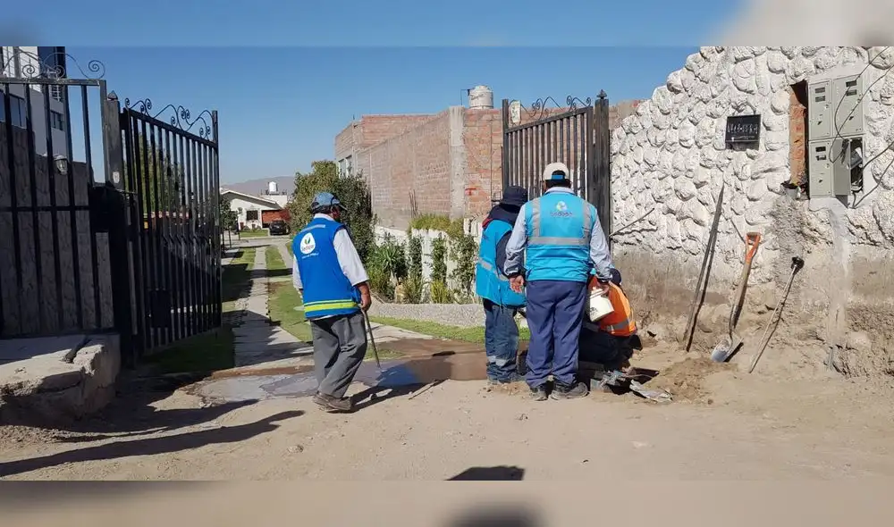 Arequipa. En operativo realizaron la verificación de medidores. Foto: Sedapar Arequipa. En operativo realizaron la verificación de medidores. Foto: Sedapar