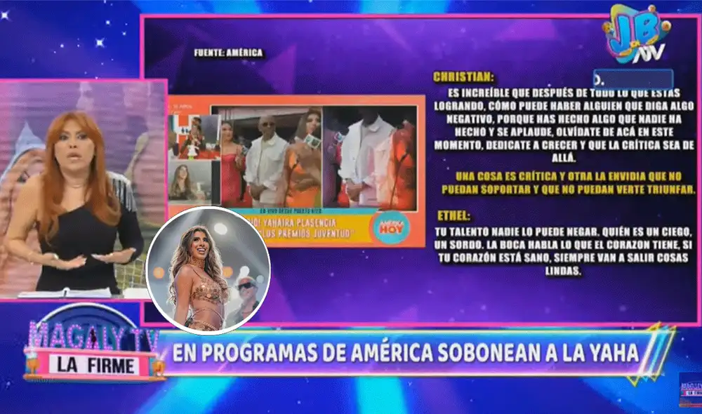Magaly Medina critica Yahaira Plasencia. Foto: captura de ATV