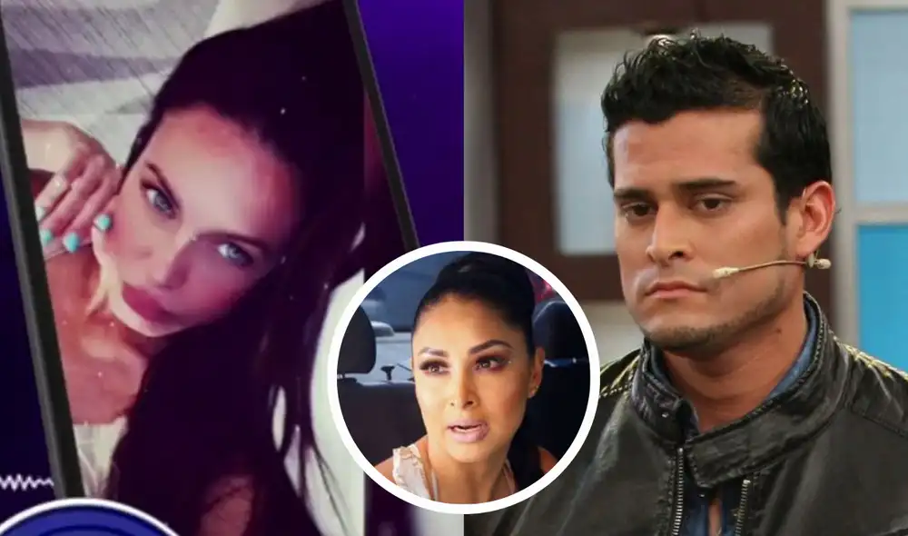 Tania Ríos niega comunicación con Christian Domínguez. Foto: composición LR/ captura de ATV/ captura de América TV