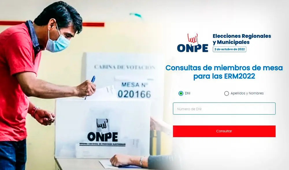 ¿Cómo saber si soy miembro de mesa? La ONPE publicó la lista preliminar de las personas elegidas. Foto: composición de Jazmín Ceras/La República ¿Cómo saber si soy miembro de mesa? La ONPE publicó la lista preliminar de las personas elegidas. Foto: composición de Jazmín Ceras/La República