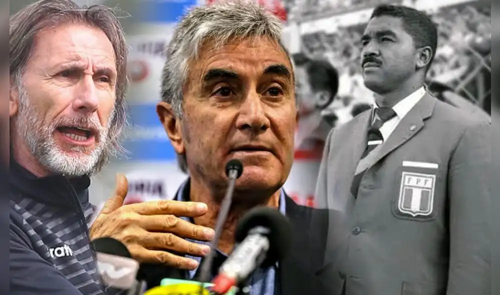 Juan Carlos Oblitas fue dirigido por Marcos Calderón en la selección peruana: composición LR/Líbero/Andina/GEC