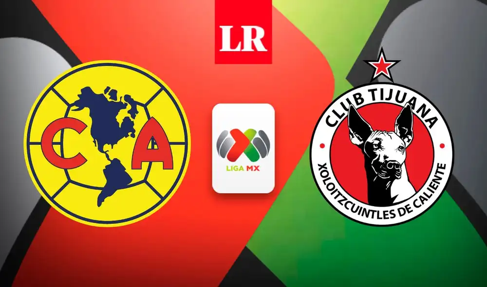 América visita a Tijuana por la cuarta jornada de la Liga MX. Foto: composición de La República/GLR
