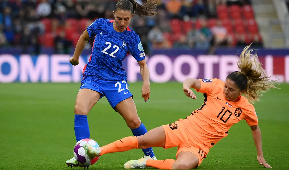 El partido Francia vs. Países Bajos se define en el tiempo suplementario. Foto: UEFA Women's Euro 2022 El partido Francia vs. Países Bajos se define en el tiempo suplementario. Foto: UEFA Women's Euro 2022