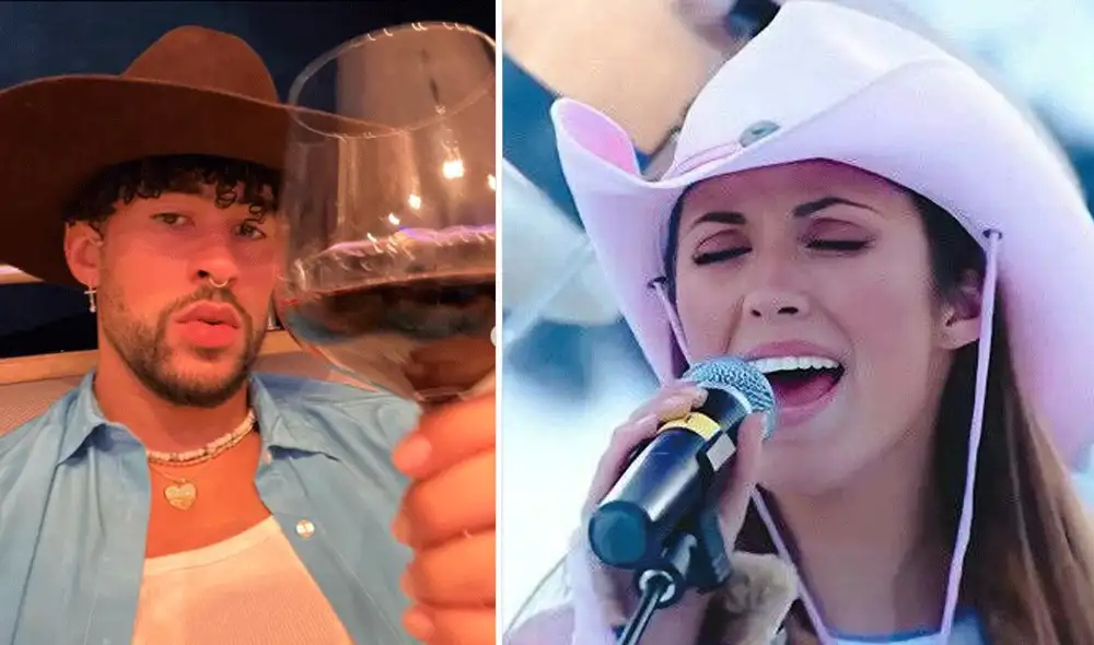 Bad Bunny interpreta "Sálvame" de RBD. Foto: composición LR/ Instagram/ @badbunnypr/ captura de YouTube