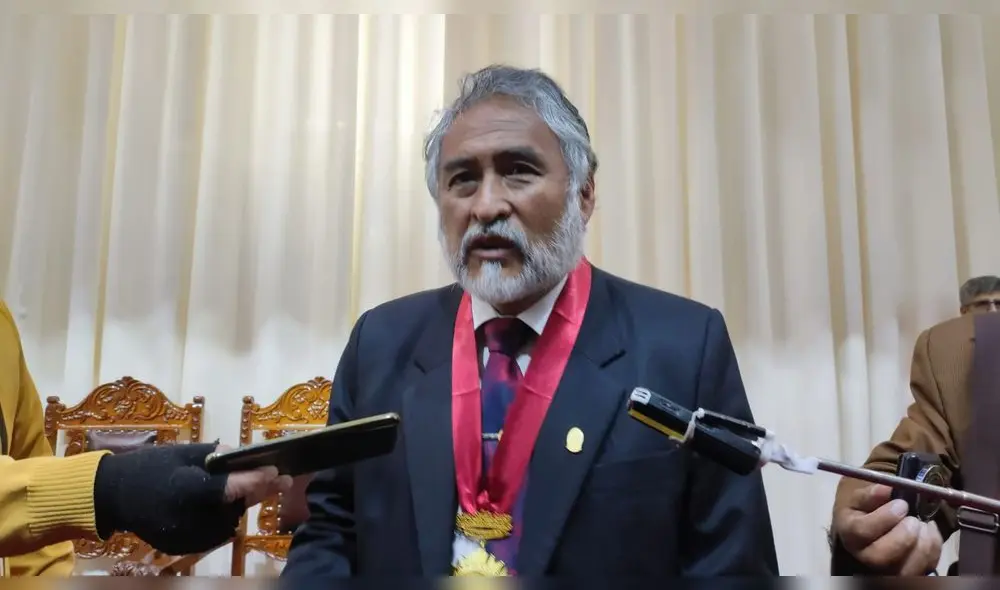 Rector de la Universidad Nacional de San Antonio Abad del Cusco (Unsaac), Eleazar Crucinta. Foto: Raúl Cabrera/La República