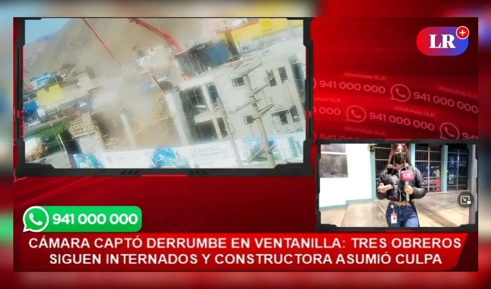 Derrumbe en Ventanilla: 6 obreros resultaron heridos, pero 3 continúan en observación. Foto: La República Derrumbe en Ventanilla: 6 obreros resultaron heridos, pero 3 continúan en observación. Foto: La República