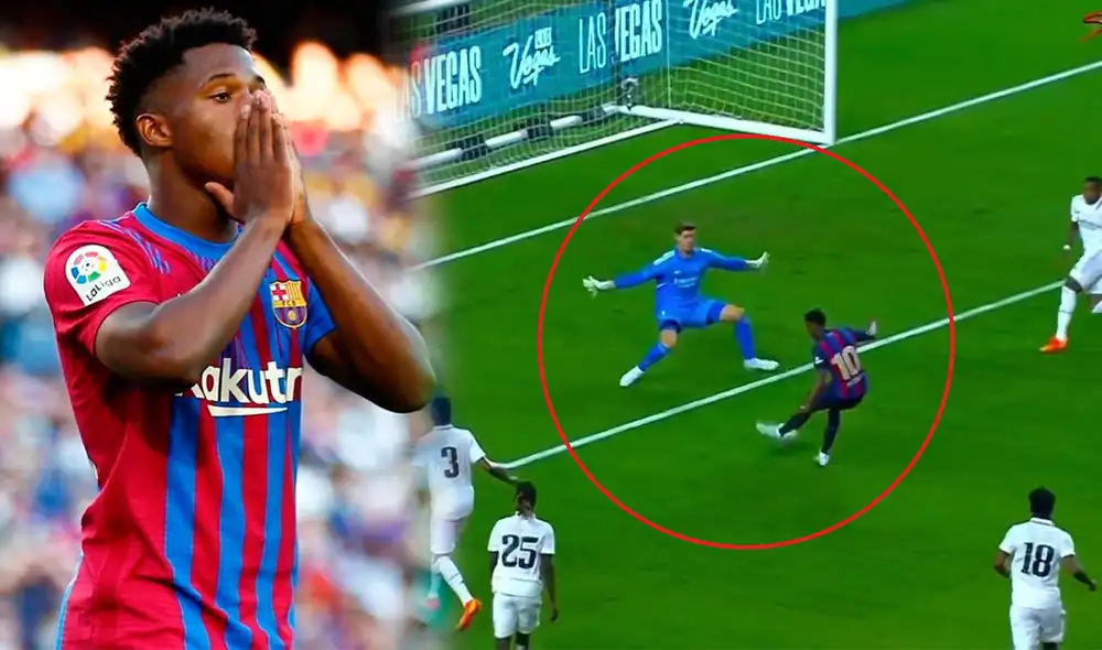 Ansu Fati se perdió el primero para Barcelona