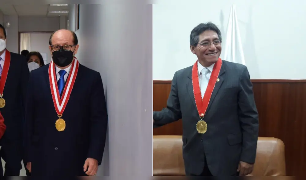 Helder Uriel Terán Dianderas y Franklin Jaime Tomy López, fiscales superiores de Arequipa que recientemente fueron promovidos. Foto: Facebook/Ministerio Público de Arequipa Helder Uriel Terán Dianderas y Franklin Jaime Tomy López, fiscales superiores de Arequipa que recientemente fueron promovidos. Foto: Facebook/Ministerio Público de Arequipa