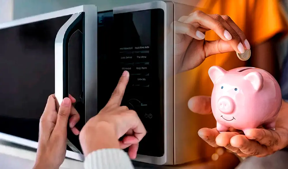 Es importante que la puerta del horno microondas esté en buen estado para ahorrar energía. Foto: composición de Gerson Cardoso / La República / Freepik