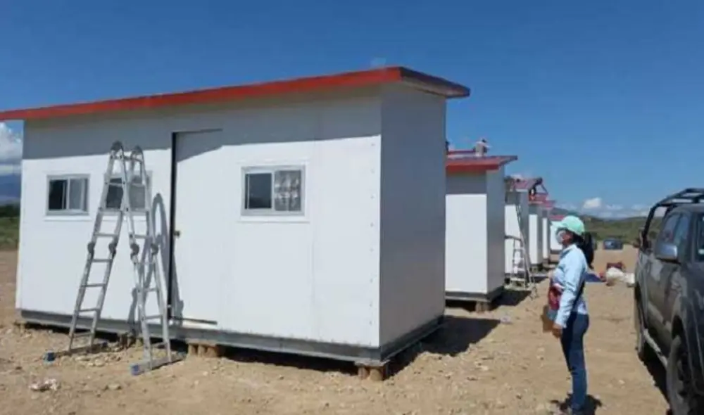 Estos módulos fueron trasladados esta semana al distrito de El Milagro. Foto: MVCS Estos módulos fueron trasladados esta semana al distrito de El Milagro. Foto: MVCS