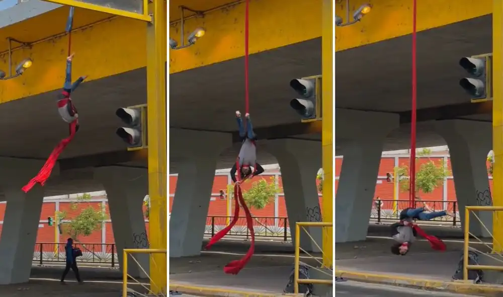 El clip logró emocionar a miles de transeúntes y usuarios en las redes sociales. Foto: TikTok/@brancoaldhair