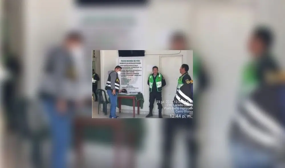 El denunciante reconoció a los policías en formación de su unidad delante de sus compañeros. Foto: PNP