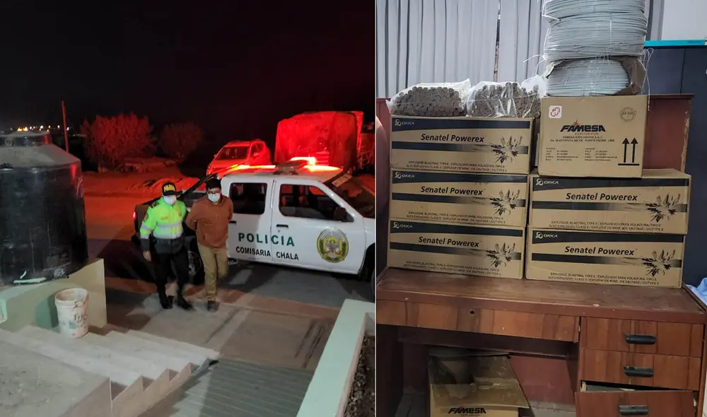 El detenido fue trasladado al puesto de auxilio rápido de Huanuhuanu. Foto: composición LR/PNP El detenido fue trasladado al puesto de auxilio rápido de Huanuhuanu. Foto: composición LR/PNP