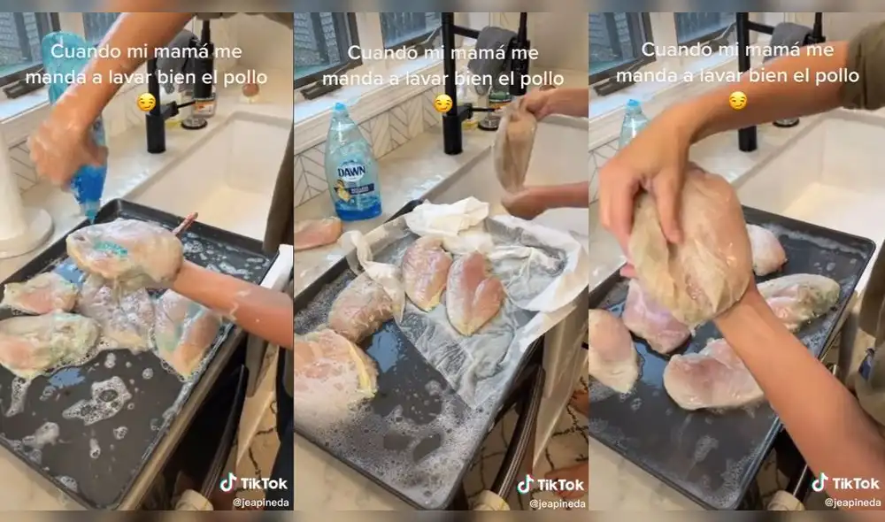 Usuarios le dejaron algunos consejos de cocina a la joven. Foto: composición LR/ @jeapineda/TikTok