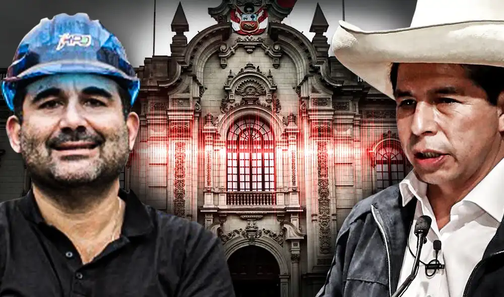 El empresario Samir Abudayeh señala que visitó dos veces al presidente Pedro Castillo en Palacio de Gobierno. Foto: composición Jazmin Ceras/ La República.