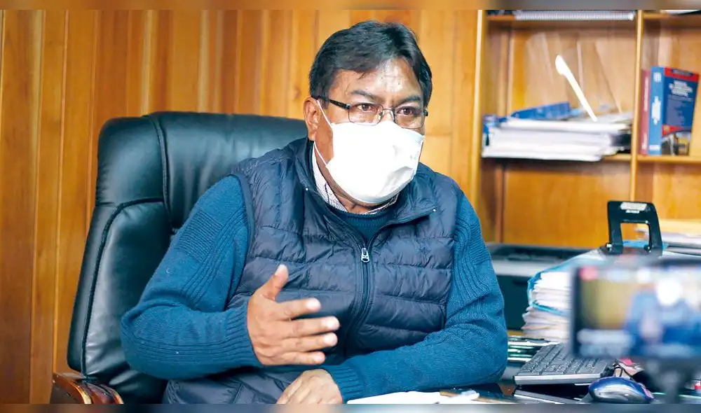 Postura. Alcalde Sucacahua señala que se trabaja contra la inseguridad, pero a veces es insuficiente. Foto: La República/Juan Carlos Cisneros