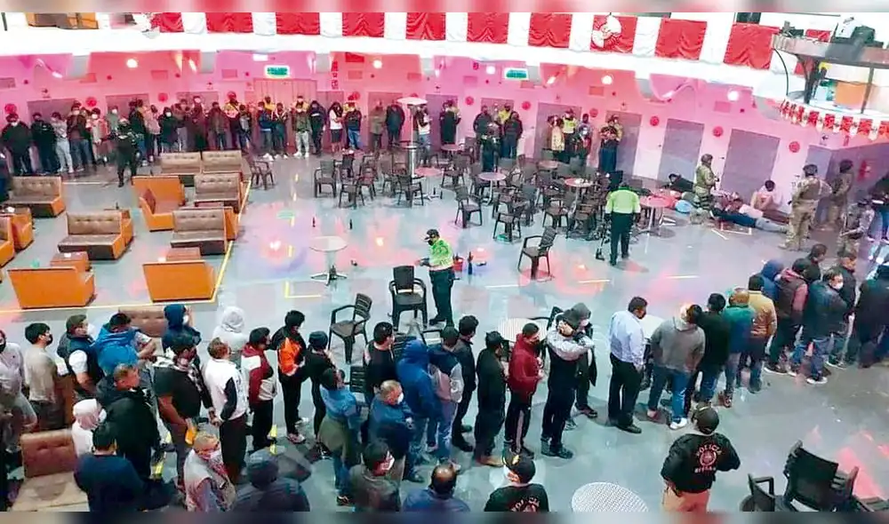 Con licencia. El viernes se detuvo a seis personas, de las cuales 4 quedaron detenidas. Foto: PNP Con licencia. El viernes se detuvo a seis personas, de las cuales 4 quedaron detenidas. Foto: PNP