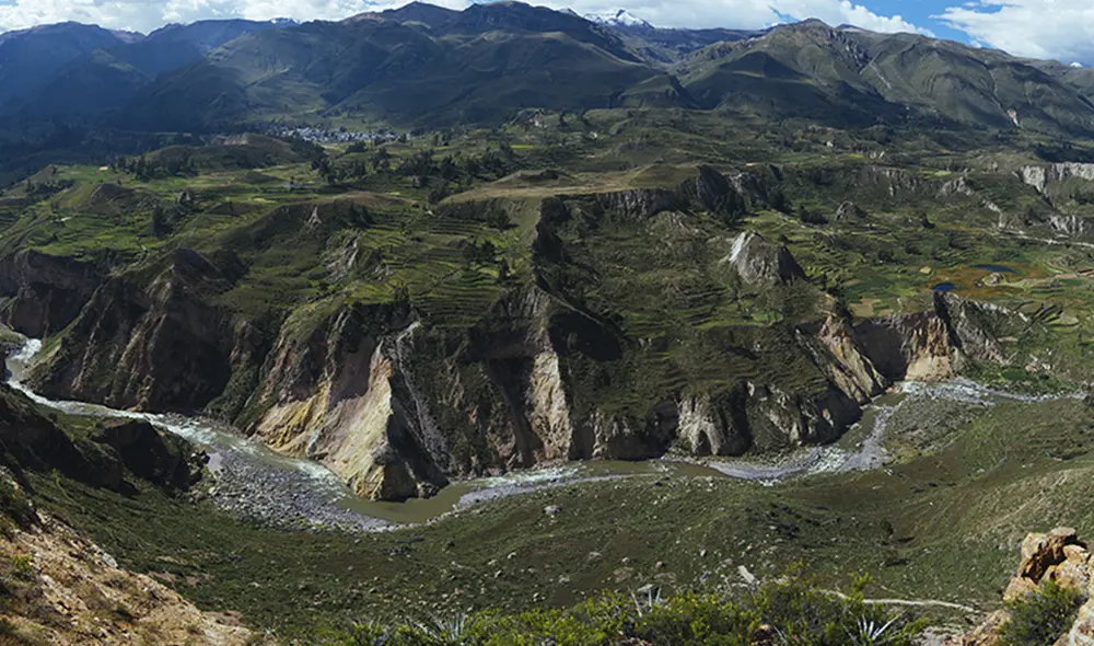 El valle del Colca tiene un paisaje deslumbrante. Foto: Autocolca El valle del Colca tiene un paisaje deslumbrante. Foto: Autocolca