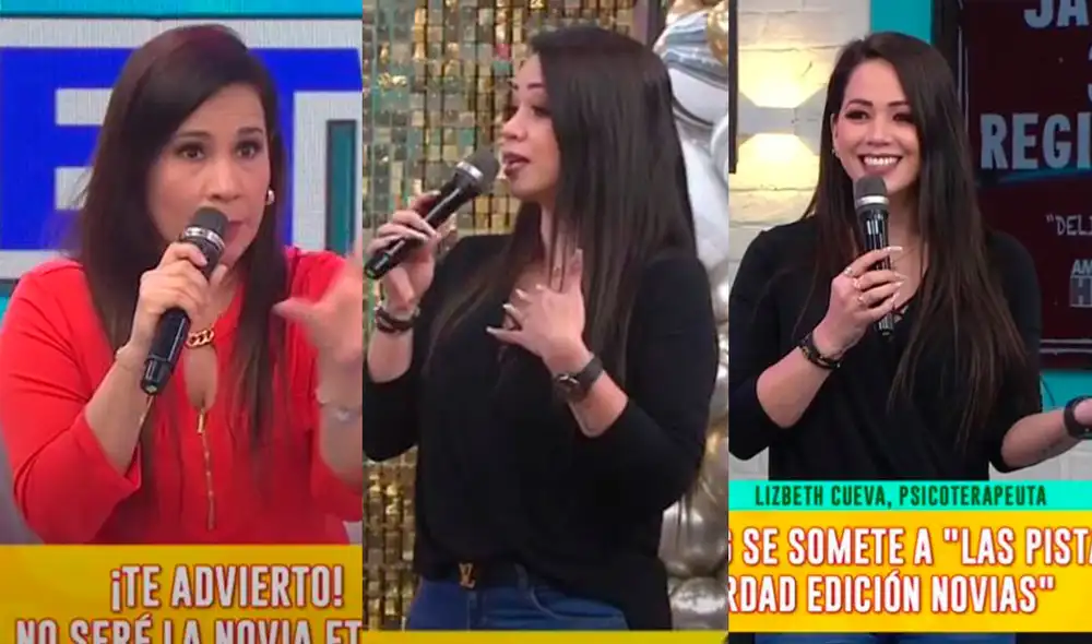 Psicóloga Lizbeth Cueva es silenciada por Melissa Klug, quien le increpó por decir qué hacer con su vida. Foto: captura/América hoy Psicóloga Lizbeth Cueva es silenciada por Melissa Klug, quien le increpó por decir qué hacer con su vida. Foto: captura/América hoy