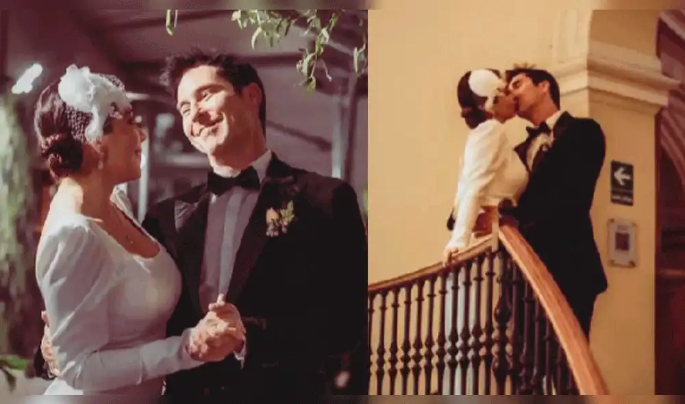 Laszlo Kovacs y Mili Asalde se dieron el sí en la Municipalidad de Miraflores. Foto: composición LR/Instagram/Laszlo Kovacs