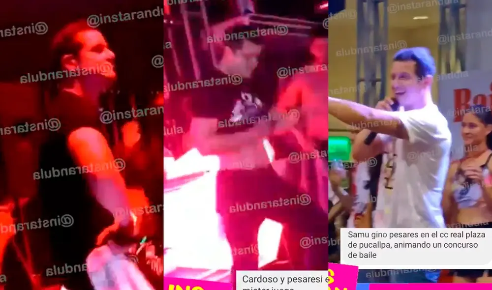 El modelo Gino Pesaressi estuvo animando en una discoteca de Pucallpa. Foto: captura/Instagram